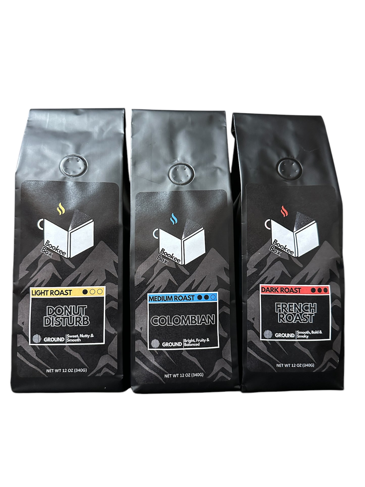 Light, Medium & Dark Roast Coffee Variety Pack